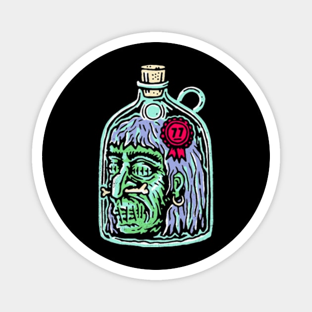 SHRUNKEN HEAD Magnet by THE HORROR SHOP